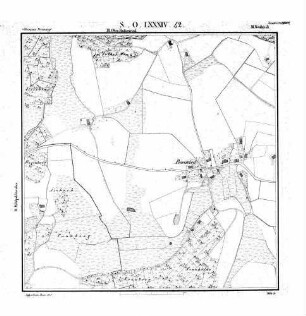 Kartenblatt SO LXXXIV 42 Stand 1825