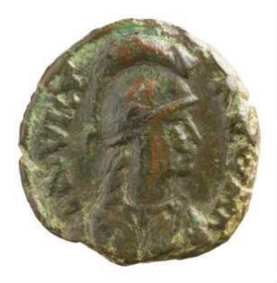 Münze, 10 Nummi, 526 - 534