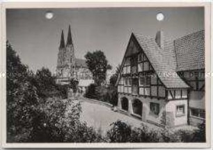 Soest, Teichsmühle und Kirche St. Maria zur Wiese