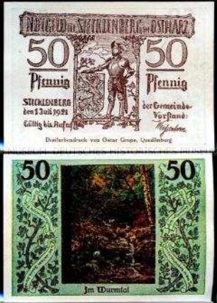 Stecklenberg 50 Pfennig
