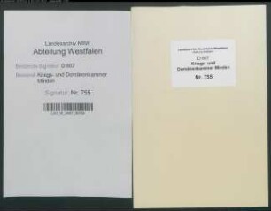 Amt Rahden - Vogtei Stemwederberg - Bauerschaft Dielingen: Unterlagen der Revisionskommission - Band 1