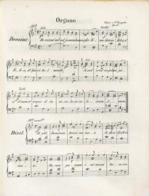 Sonntags-Vesper in G : für 1 Singstimme mit Orgel oblig., dann Alt, Baß, 2 Violinen, 2 Hörner ad lib.