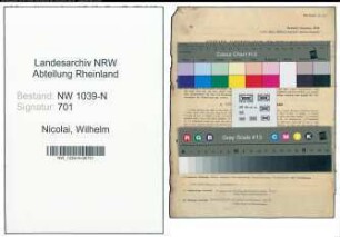 Entnazifizierung Wilhelm Nicolai , geb. 13.02.1902 (Angestellter)