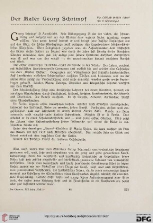 13.1921: Der Maler Georg Schrimpf