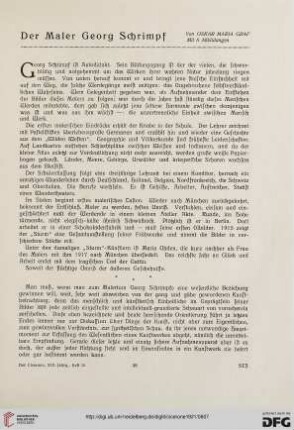 13.1921: Der Maler Georg Schrimpf