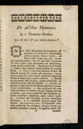 1-38, De Actibus Humanis