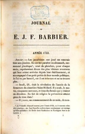 Journal historique et anecdotique du règne de Louis XV.. Tome 2ième