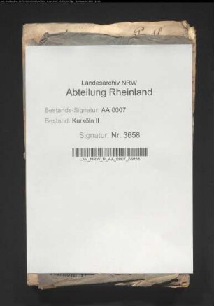 Denkschrift über den stadtkölnischen Stapel