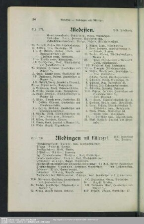 Medingen mit Rittergut