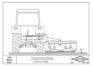 Trommelmäher Heckantrieb