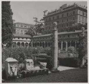 Rom, Palazzo Massimo alle Terme, Museo Nazionale Romano, Kreuzgang von Michelangelo, Hof