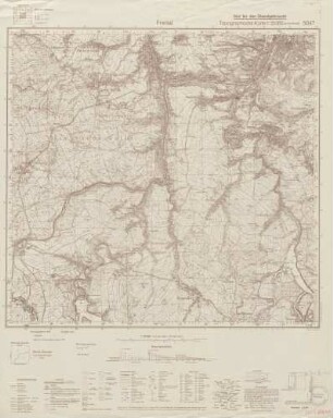 5047 Freital, Topographische Karte 1:25000 (4 cm - Karte)