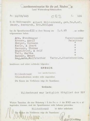 Hildenbrand, Albert