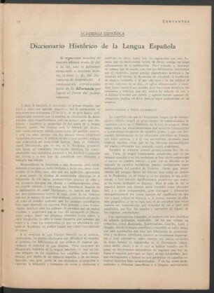 Academia Española : Diccionario Histórico de la Lengua Española