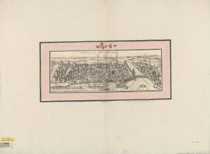 Ansicht der Stadt Konstanz, Kupferst.,1575 : Constantia, vulgo Costnitz : memorabile Sueviae opp. / [Stecher: Franz Hogenberg. Hrsg.: Georg Braun]. - [Coloniae] : [Apud Auctores] , [1575]. - Kupferst. ; 41 x 15 cm