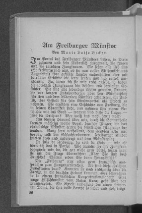 Am Freiburger Münster