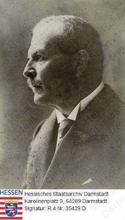 Osann, Arthur Dr. jur. (1862-1924) / Porträt im Halbprofil, Brustbild