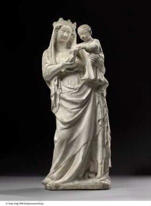 Stehende Maria mit Kind
