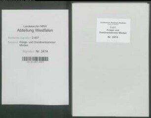 Verpachtung der Vogtei Schildesche (Amt Sparrenberg)