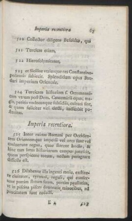 Imperia recentiora