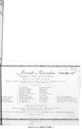 Prinzeß Rosinchen