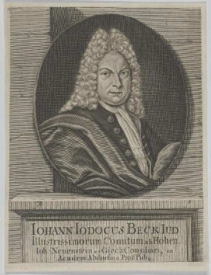Bildnis des Iohann Iodocus Beck