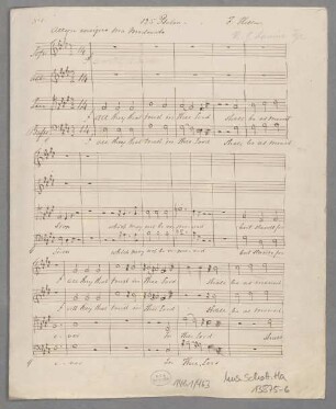 Der 125. Psalm, Excerpts, Chor. - BSB Mus.Schott.Ha 13875-6