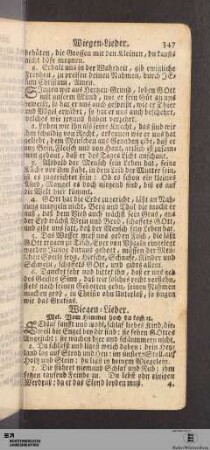 Wiegen-Lieder.