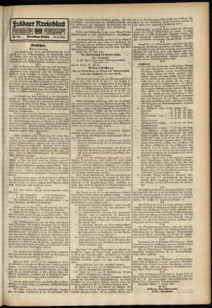 Zweite Ausgabe vom Dienstag, den 10. August 1915.