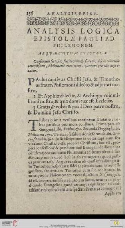 Epistolae Pauli ad Philemonem