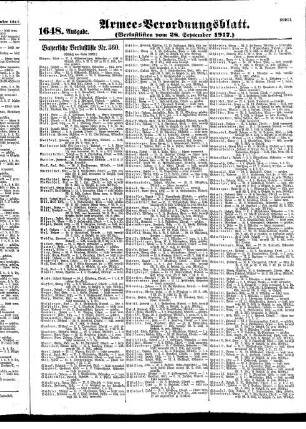 1648. Ausgabe. Freitag, 28. September 1917