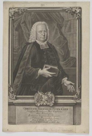 Bildnis des Christoph Friderich Stockmaier