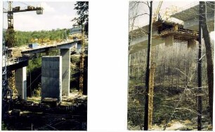 Maustobelviadukt Überbau München - Stuttgart, Lückenschluß