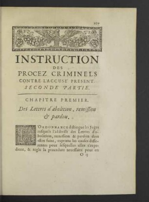Chapitre premier. - Chapitre V.