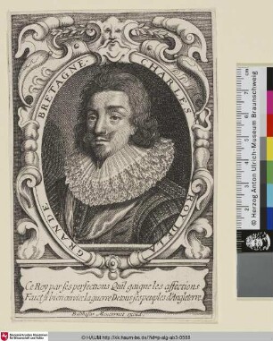 Charles Roy de la Grande Bretagne [Charles I. König von England]