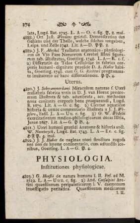 374-389, Physiologia