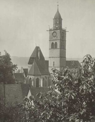 Überlingen am Bodensee, Münsterblick : Überlingen am Bodensee. Münsterblick auf Pfarrkirche St. Nikolaus