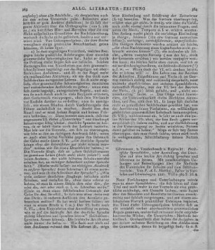Matthaei, F. A. L.: Praktische deutsche Sprachlehre. Göttingen: Vandenhoeck & Ruprecht 1821