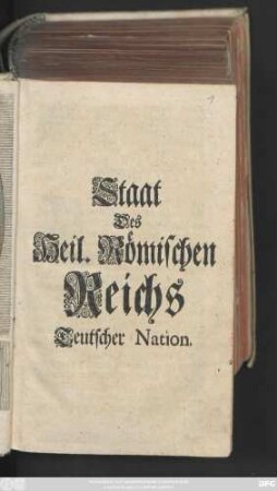 Staat Des Heil. Römischen Reichs Teutscher Nation
