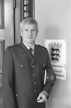 Amtseinführung des neuen Leiters des Polizeireviers Marktplatz Hauptkommissar Siegfried Scherotzke