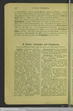 6. Route: Schandau und Umgebung
