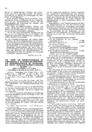 Unfall- und Haftpflichtversicherung der Leibeserziehung in den Schulen und Schülerunfall- und Haftpflichtversicherung im Versicherungsjahr 1943/1944 (Genehmigungskollektivversicherung) : [Körperliche Erziehung] ; [Für das Reich] ; [Amtliche Erlasse] ; [Amtlicher Teil]