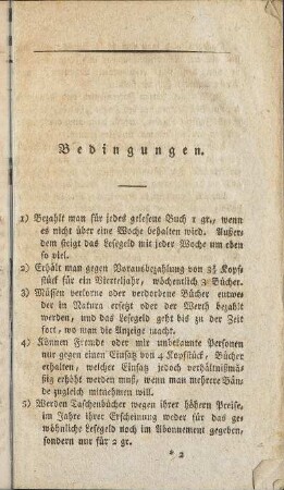 Bedingungen