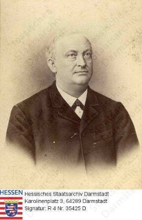 Ohly, Albrecht (1829-1891) / Porträt, Brustbild