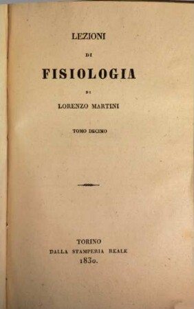 Lezioni di Fisiologia, 10