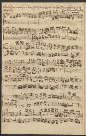 Präludien; org; d-Moll; BWV 875