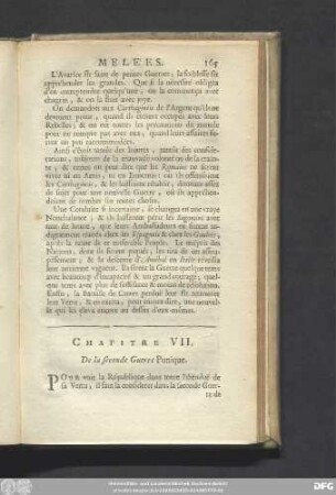 Chapitre VII. De la seconde Guerre Punique.