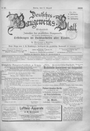 43. Jahrgang. No 32.