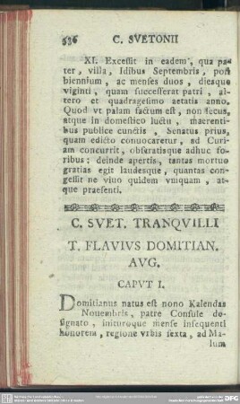 T. Flavius Domitian. Aug.