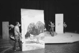 Proben beim Badischen Staatstheater für die Spielzeit 1972/73